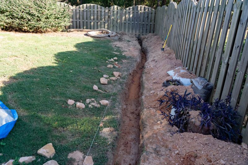 Drainage System Excavation
